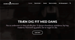 Desktop Screenshot of danceproject.dk