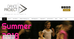 Desktop Screenshot of danceproject.org