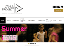 Tablet Screenshot of danceproject.org